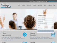 Tablet Screenshot of hrssolutions.com